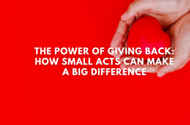 Give Back and Make a Difference