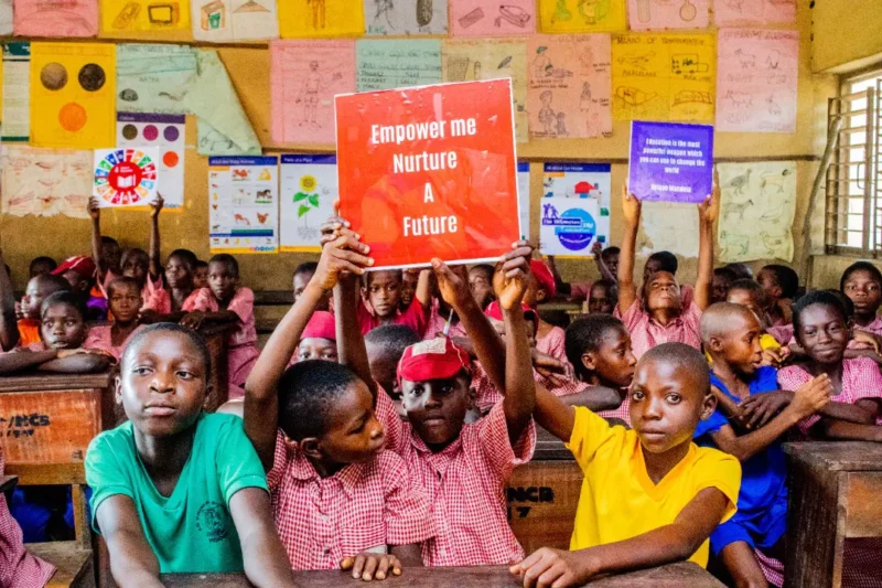 help provide school materials to children