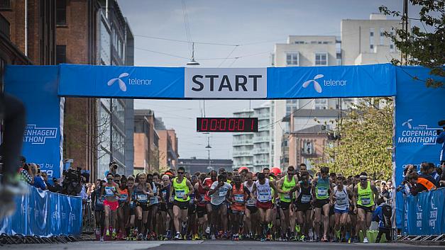 Sadiq charity run: Copenhagen Marathon